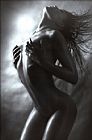 Black Wall Art - Black and White Nude